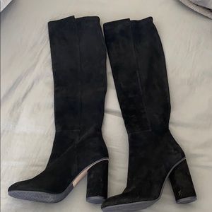 Stuart Weitzman Suede Eloise boots